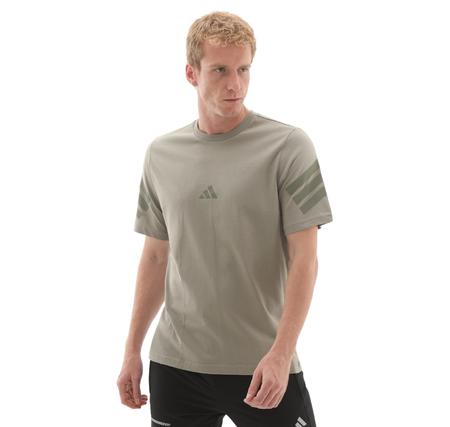 adidas M Fı 3S Reg T Erkek T-Shirt Haki