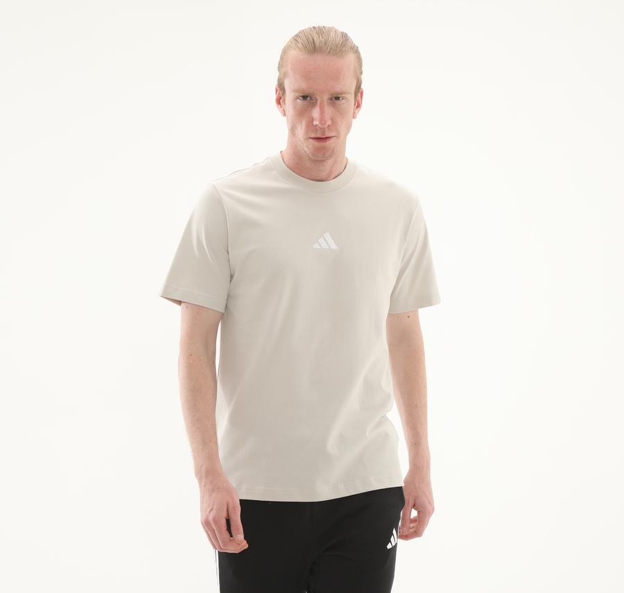 adidas M Sl Sj T Erkek T-Shirt Krem adidas M Sl Sj T Erkek T-Shirt Krem