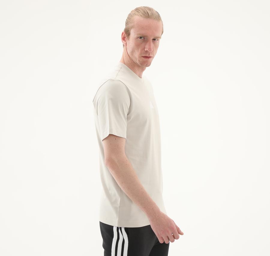 adidas M Sl Sj T Erkek T-Shirt Krem adidas M Sl Sj T Erkek T-Shirt Krem