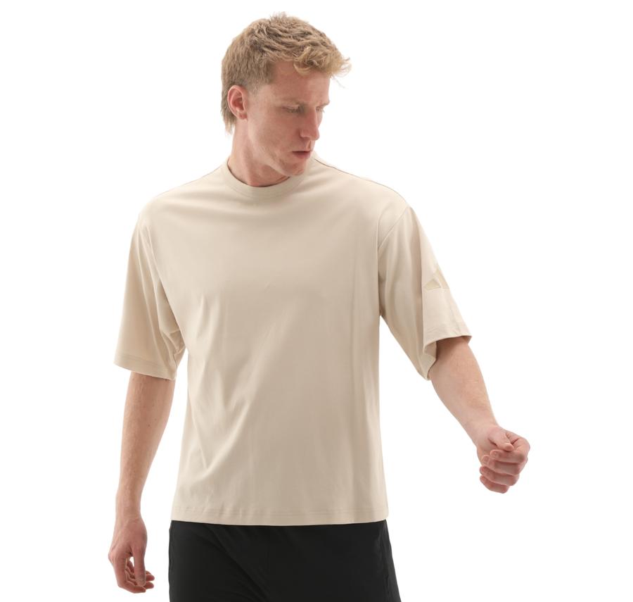 adidas M Sl T Erkek T-Shirt Krem adidas M Sl T Erkek T-Shirt Krem