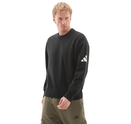 adidas M Swt Fl Erkek Sweatshirt Siyah