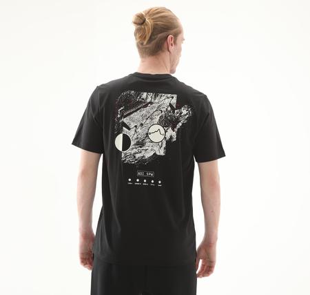 adidas M T Ce Space T Erkek T-Shirt Siyah