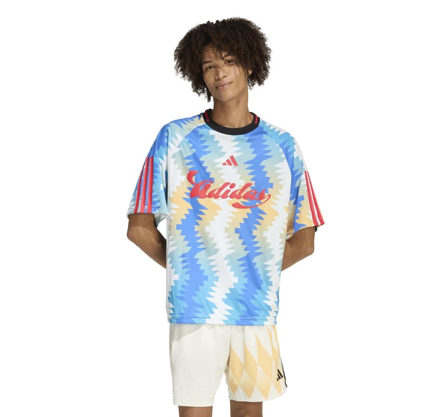 adidas House Of Tiro X Common Goal Erkek T-Shirt Mavi adidas House Of Tiro X Common Goal Erkek T-Shirt Mavi
