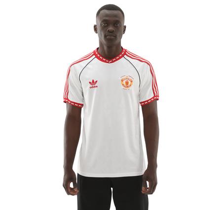 adidas Manchester United 91 Deplasman Erkek Forma Beyaz