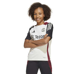 adidas Manchester United Tiro 24 Çocuk Forma Beyaz