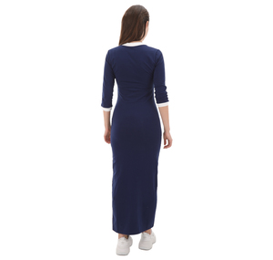 adidas Maxı Dress V Kadın Elbise - Etek Lacivert