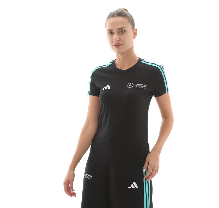 adidas Mercedes - Amg Dna Tee W Kadın T-Shirt Siyah adidas Mercedes - Amg Dna Tee W Kadın T-Shirt Siyah