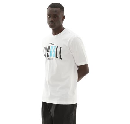 adidas Mercedes - Amg  George Russell Erkek T-Shirt Beyaz