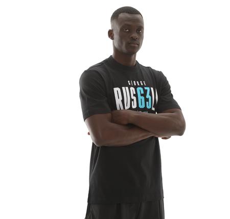 adidas Mercedes - Amg  George Russell Erkek T-Shirt Siyah
