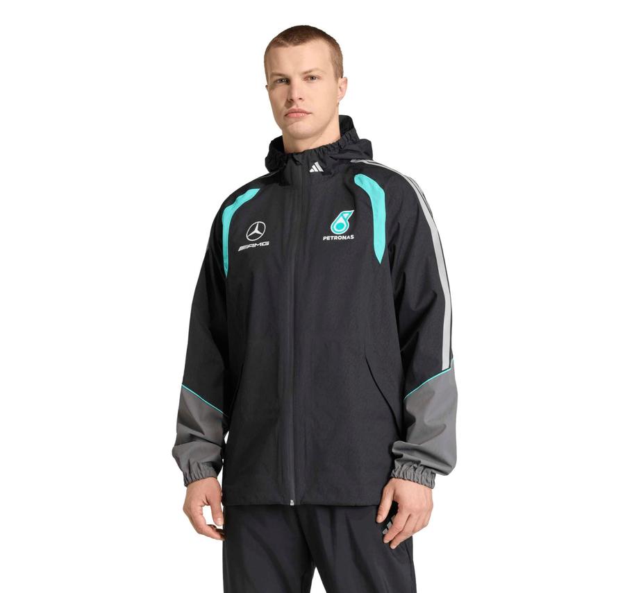 adidas Mercedes - Amg Petronas Formula 1 Team Erkek Yağmurluk-Rüzgarlık Siyah adidas Mercedes - Amg Petronas Formula 1 Team Erkek Yağmurluk-Rüzgarlık Siyah