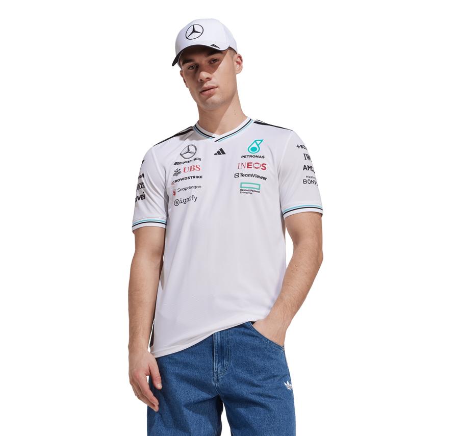 adidas Mercedes - Amg Petronas Formula One Team Erkek T-Shirt Beyaz adidas Mercedes - Amg Petronas Formula One Team Erkek T-Shirt Beyaz