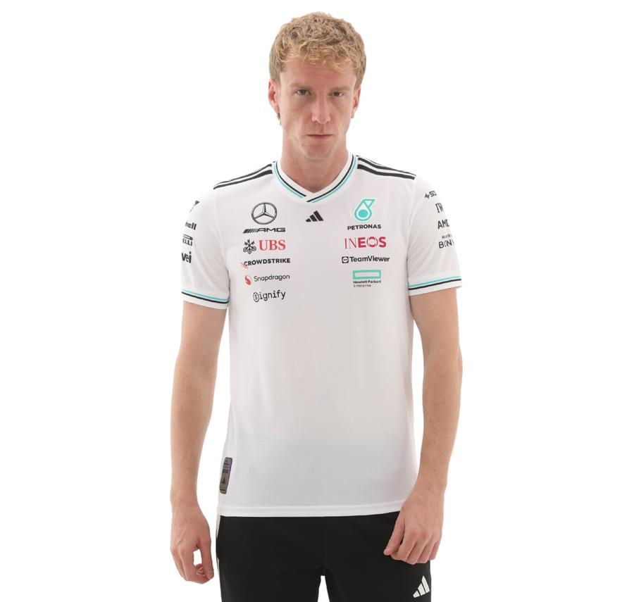 adidas Mercedes - Amg Petronas Formula One Team Erkek T-Shirt Beyaz adidas Mercedes - Amg Petronas Formula One Team Erkek T-Shirt Beyaz