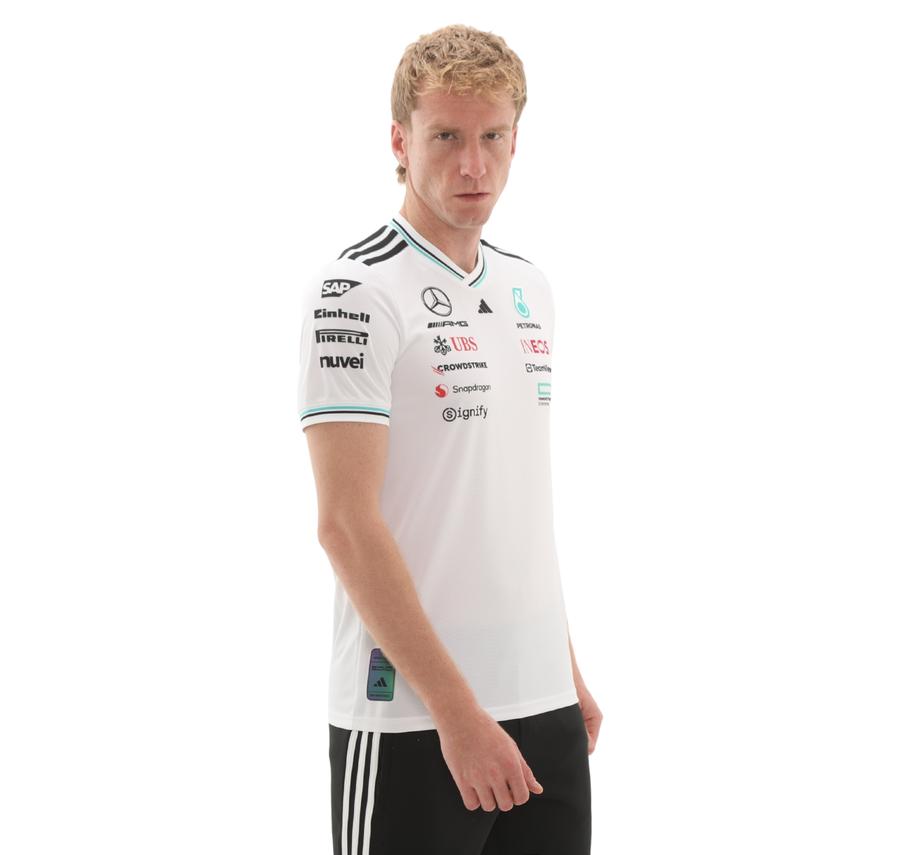 adidas Mercedes - Amg Petronas Formula One Team Erkek T-Shirt Beyaz adidas Mercedes - Amg Petronas Formula One Team Erkek T-Shirt Beyaz