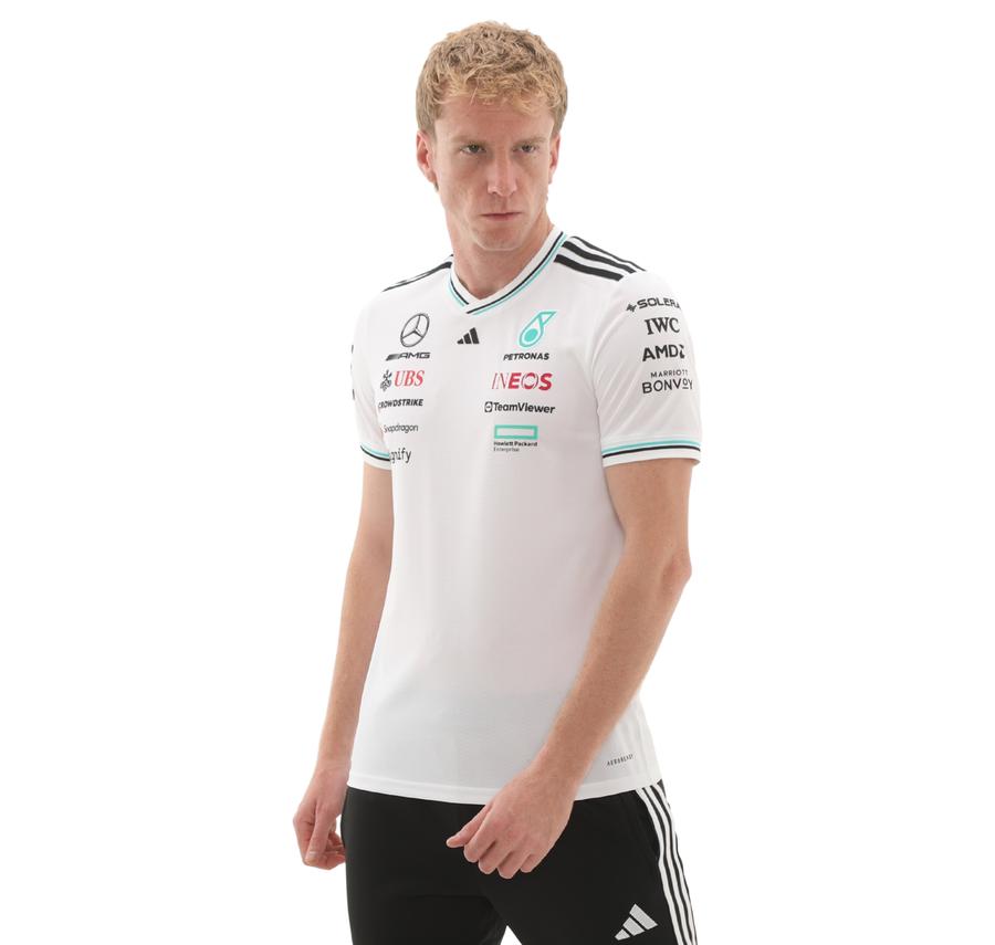 adidas Mercedes - Amg Petronas Formula One Team Erkek T-Shirt Beyaz adidas Mercedes - Amg Petronas Formula One Team Erkek T-Shirt Beyaz