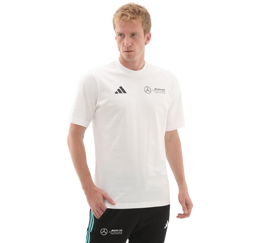 adidas Mercedes - Amg Petronas Formula One Team Graphic Erkek T-Shirt Beyaz adidas Mercedes - Amg Petronas Formula One Team Graphic Erkek T-Shirt Beyaz