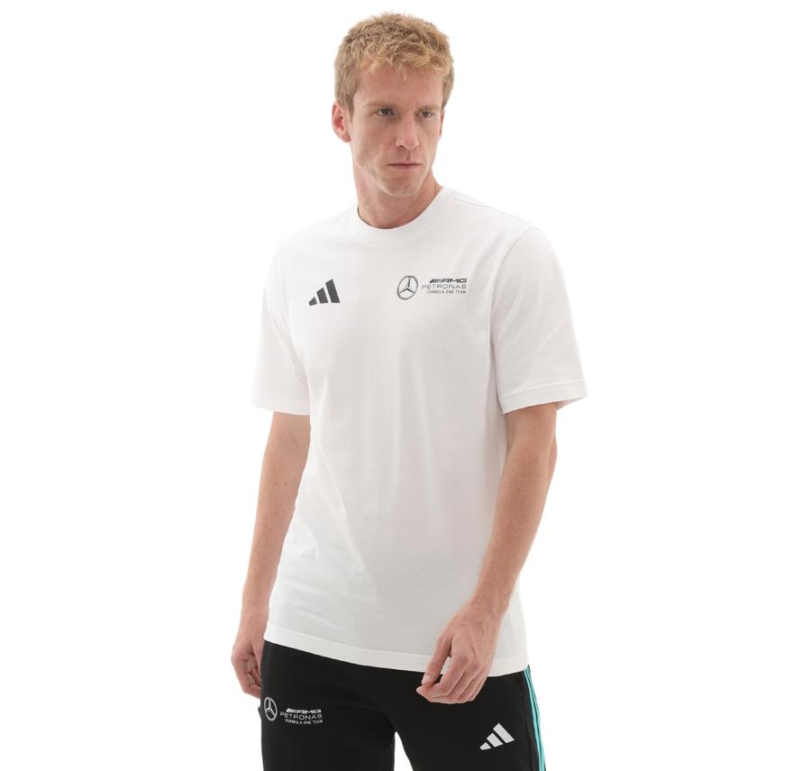 adidas Mercedes - Amg Petronas Formula One Team Graphic Erkek T-Shirt Beyaz adidas Mercedes - Amg Petronas Formula One Team Graphic Erkek T-Shirt Beyaz