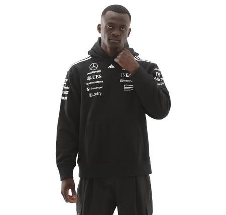 adidas Mercedes - Amg Tm Hood M Erkek Sweatshirt Siyah