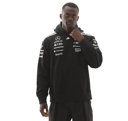 adidas Mercedes - Amg Tm Hood M Erkek Sweatshirt Siyah