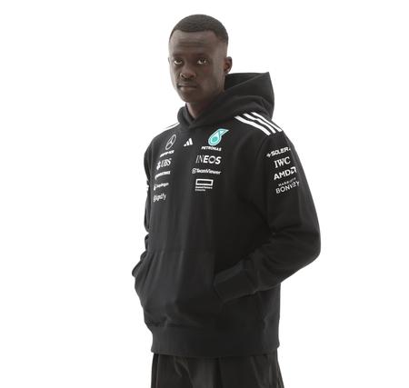 adidas Mercedes - Amg Tm Hood M Erkek Sweatshirt Siyah