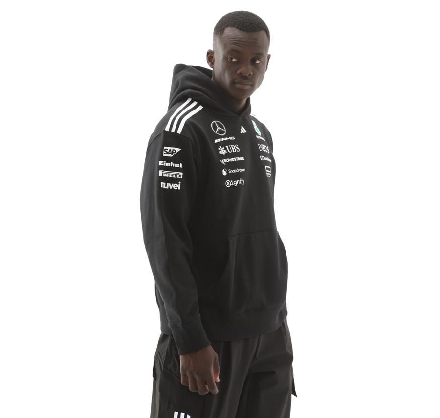 adidas Mercedes - Amg Tm Hood M Erkek Sweatshirt Siyah adidas Mercedes - Amg Tm Hood M Erkek Sweatshirt Siyah