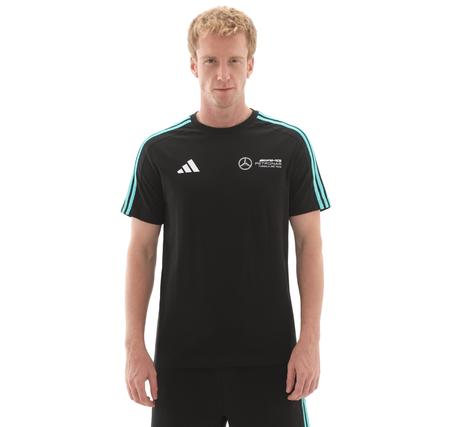 adidas Mercedes Dna Tee M Erkek T-Shirt Siyah