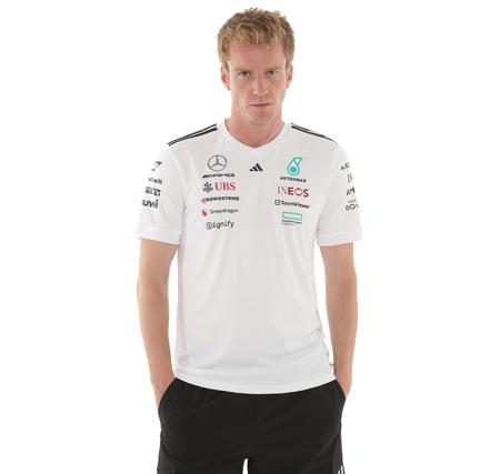 adidas Mercedes Dr Jsyw Rm Erkek T-Shirt Beyaz
