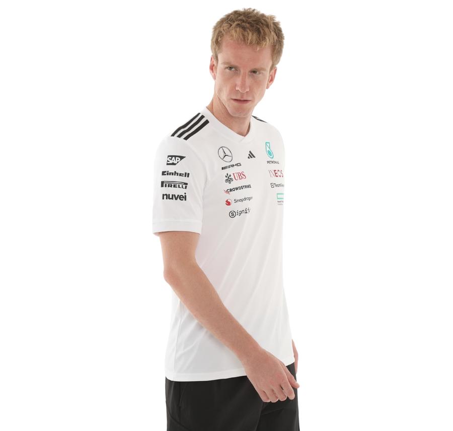 adidas Mercedes Dr Jsyw Rm Erkek T-Shirt Beyaz adidas Mercedes Dr Jsyw Rm Erkek T-Shirt Beyaz
