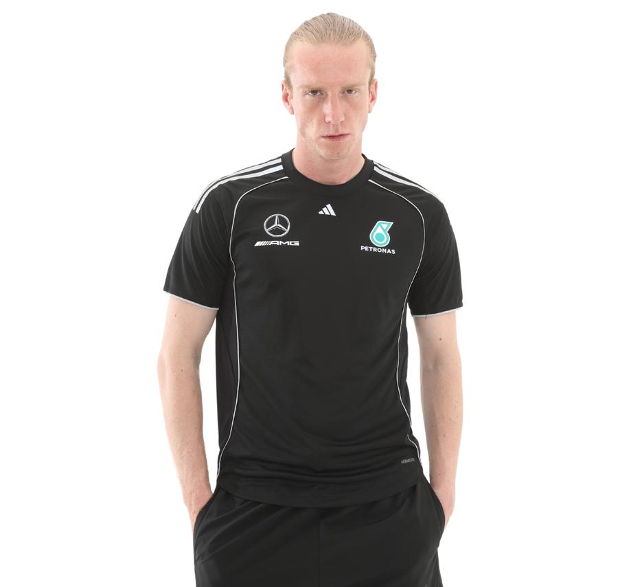 adidas Mercedes Mc Jsy M Erkek T-Shirt Siyah adidas Mercedes Mc Jsy M Erkek T-Shirt Siyah
