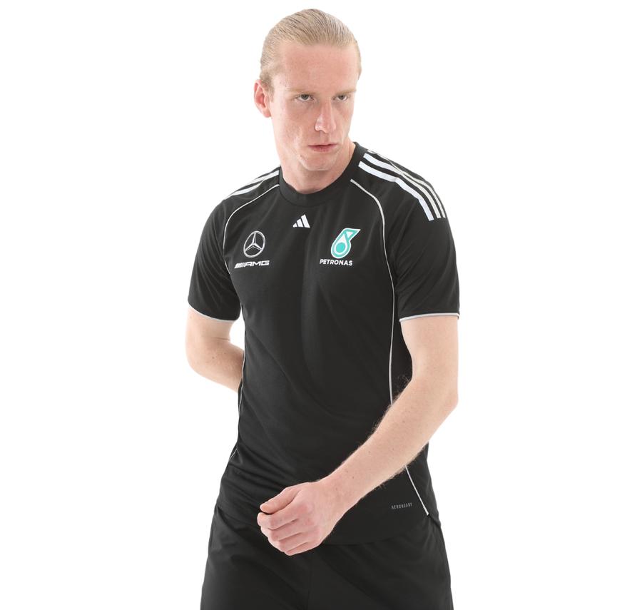 adidas Mercedes Mc Jsy M Erkek T-Shirt Siyah adidas Mercedes Mc Jsy M Erkek T-Shirt Siyah