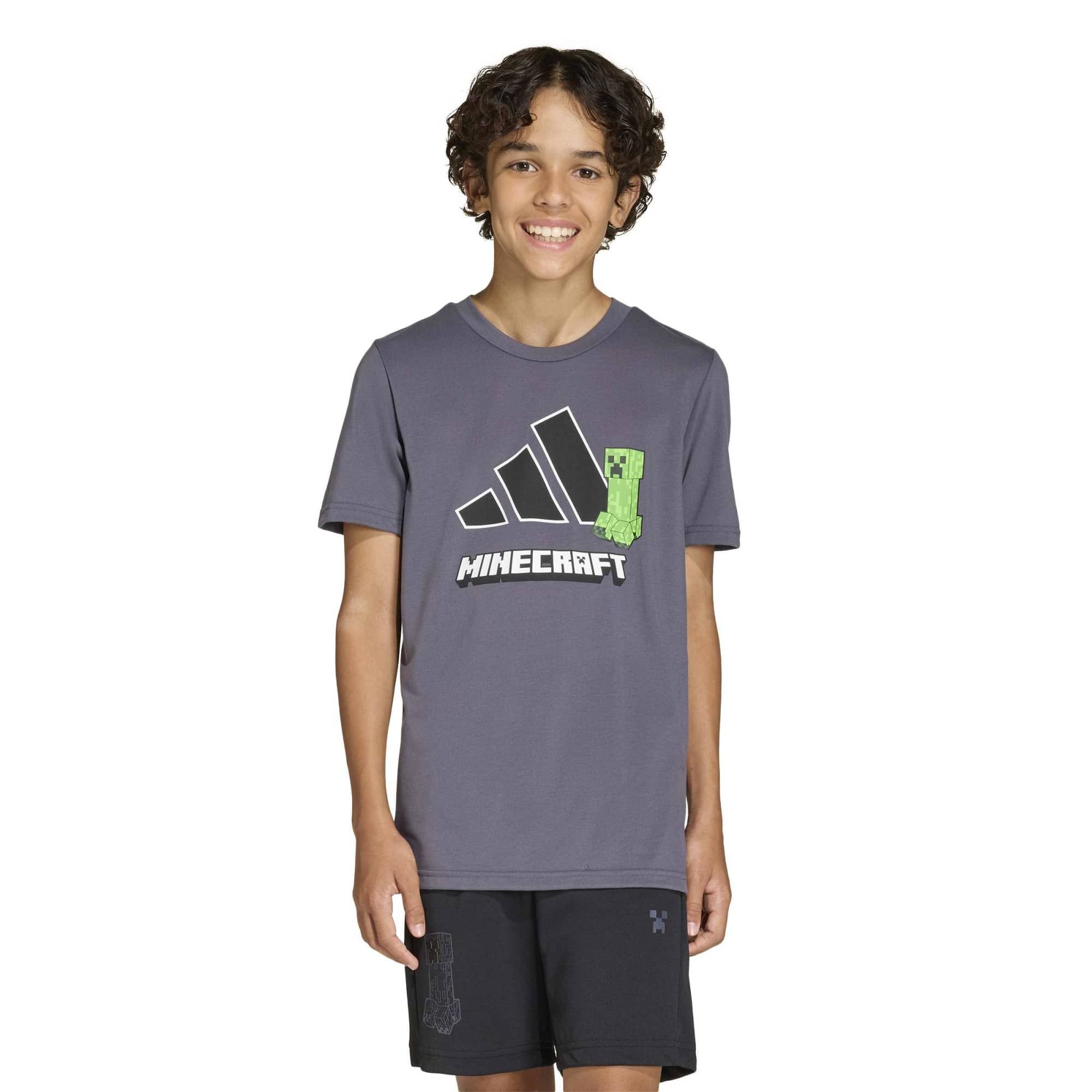 Детская футболка adidas Minecraft Tee Antrasit