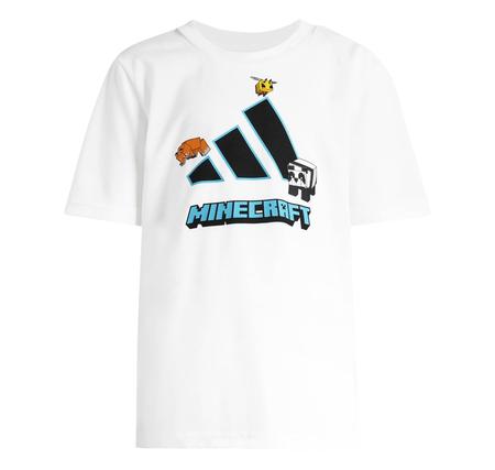 adidas Mınecraft Tr Tee Çocuk T-Shirt Beyaz