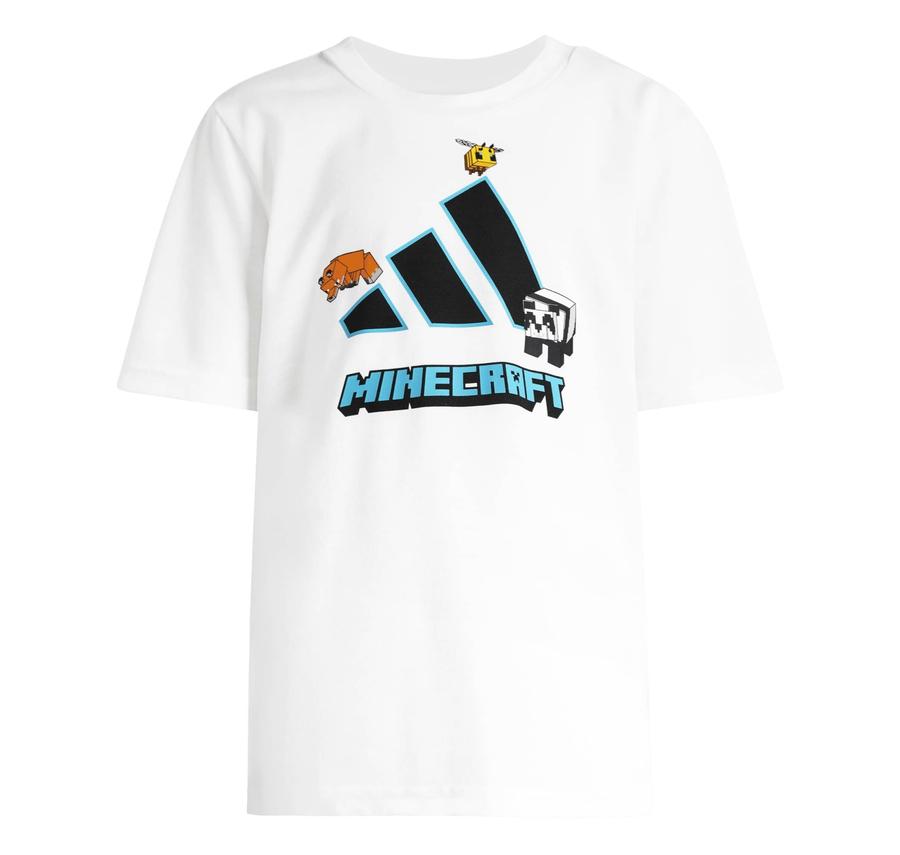 adidas Mınecraft Tr Tee Çocuk T-Shirt Beyaz adidas Mınecraft Tr Tee Çocuk T-Shirt Beyaz