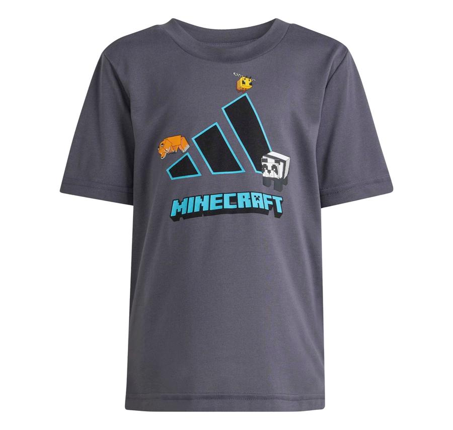 adidas Minecraft Tr Tee Çocuk T-Shirt Antrasit adidas Minecraft Tr Tee Çocuk T-Shirt Antrasit