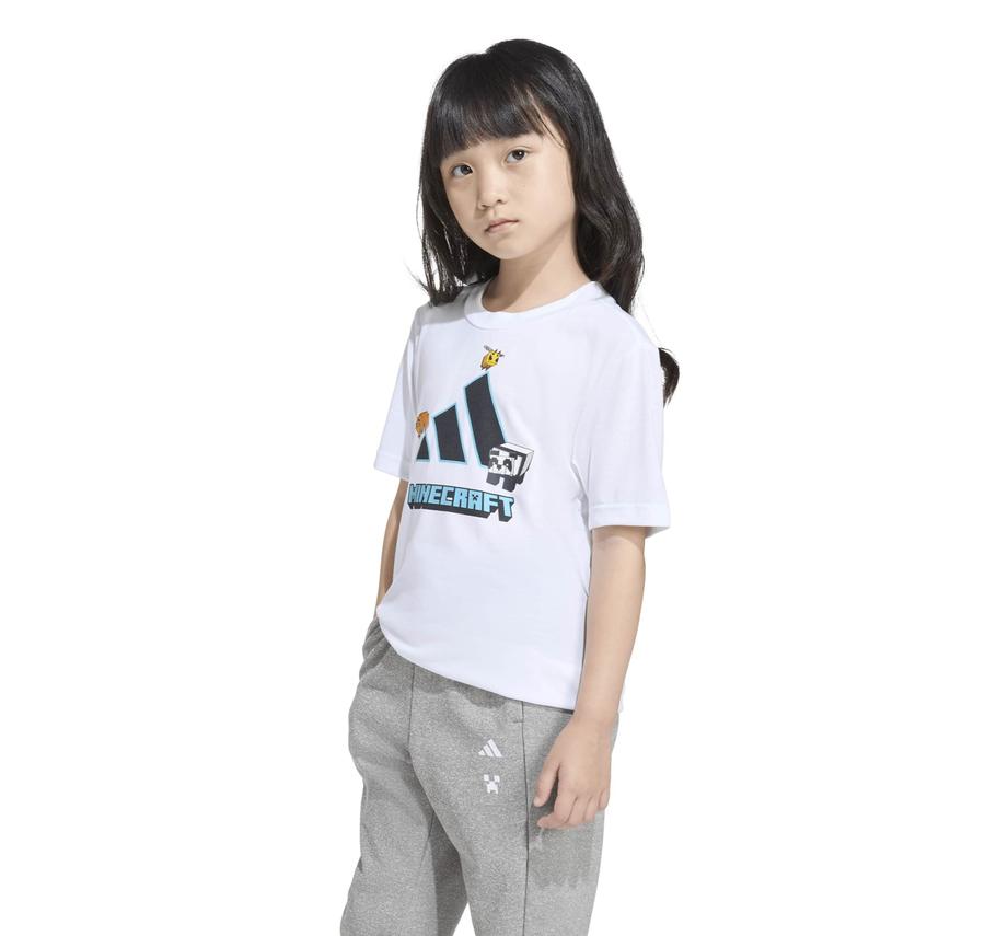 adidas Mınecraft Tr Tee Çocuk T-Shirt Beyaz adidas Mınecraft Tr Tee Çocuk T-Shirt Beyaz