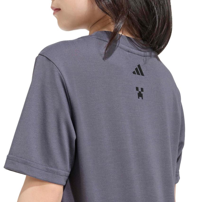 adidas Minecraft Tr Tee Çocuk T-Shirt Antrasit adidas Minecraft Tr Tee Çocuk T-Shirt Antrasit