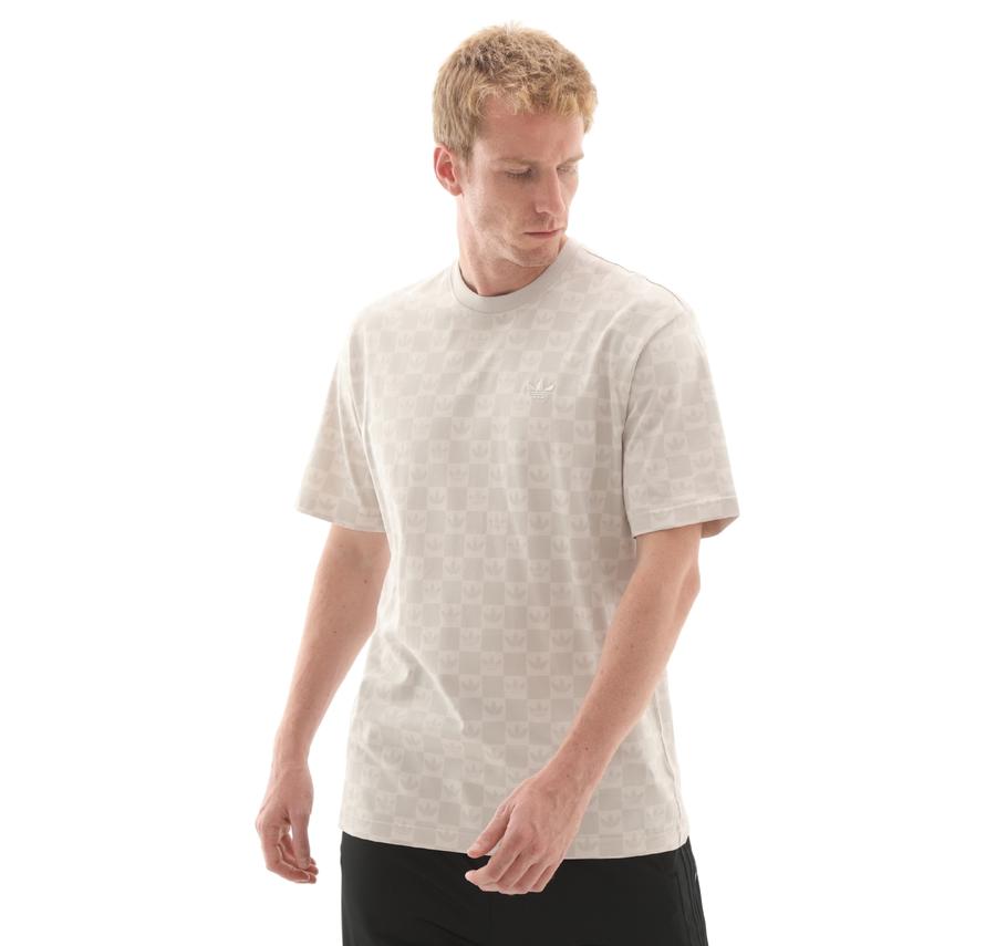 adidas Monogram Lo Ss T Erkek T-Shirt Bej adidas Monogram Lo Ss T Erkek T-Shirt Bej