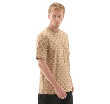 adidas Monogram Lo Ss T Erkek T-Shirt Kahve