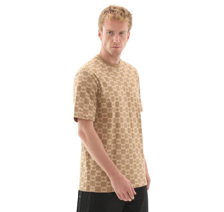 adidas Monogram Lo Ss T Erkek T-Shirt Kahve adidas Monogram Lo Ss T Erkek T-Shirt Kahve