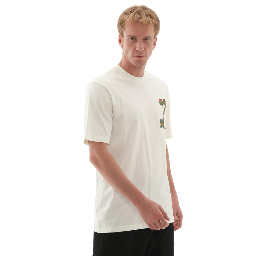 adidas Monogram Lo Tee Erkek T-Shirt Beyaz adidas Monogram Lo Tee Erkek T-Shirt Beyaz