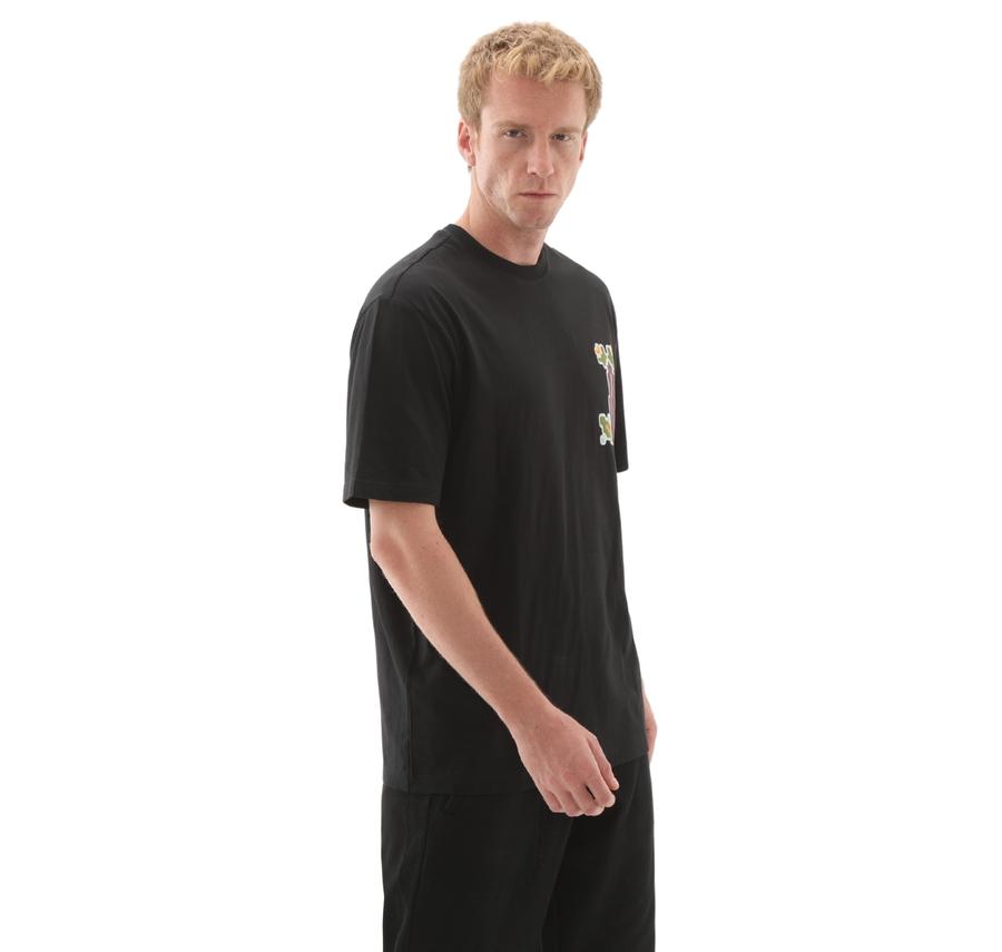 adidas Monogram Lo Tee Erkek T-Shirt Siyah adidas Monogram Lo Tee Erkek T-Shirt Siyah