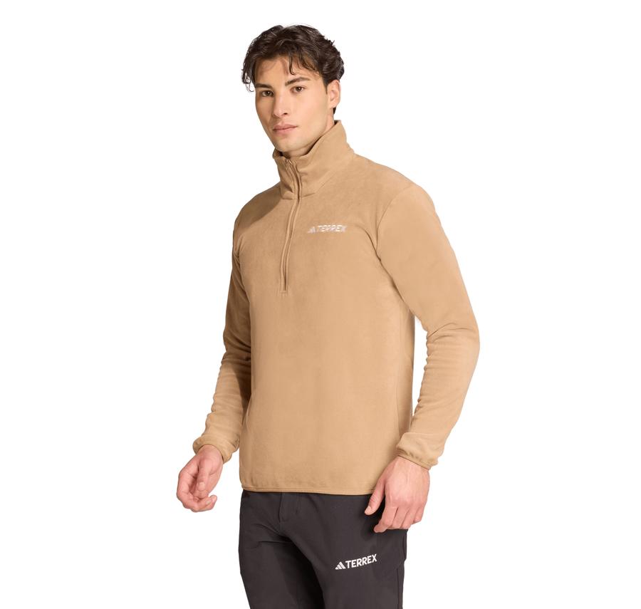 adidas Mt Ess Hz Fl Erkek Sweatshirt Kahve adidas Mt Ess Hz Fl Erkek Sweatshirt Kahve