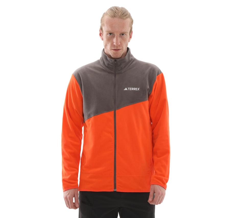 adidas Terrex Mt Fz Fleece Erkek Ceket Turuncu adidas Terrex Mt Fz Fleece Erkek Ceket Turuncu