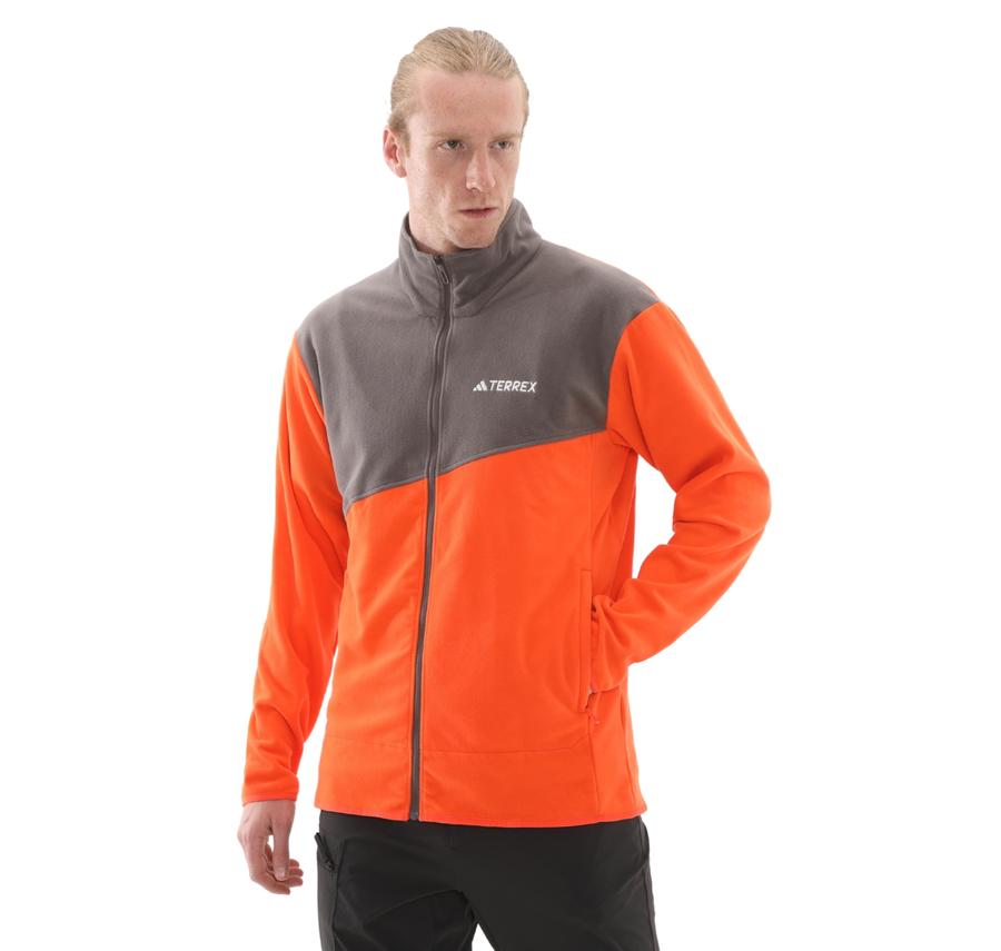 adidas Terrex Mt Fz Fleece Erkek Ceket Turuncu adidas Terrex Mt Fz Fleece Erkek Ceket Turuncu