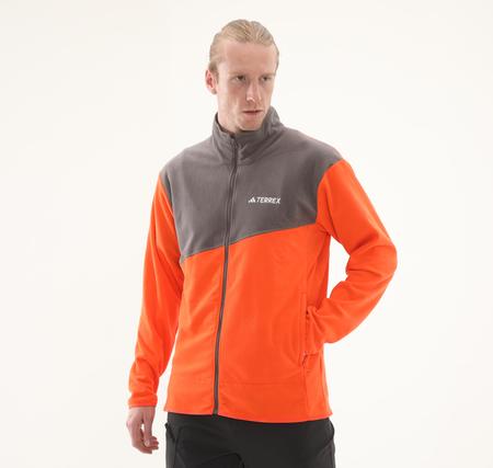 adidas Mt Fz Fleece Erkek Ceket Turuncu