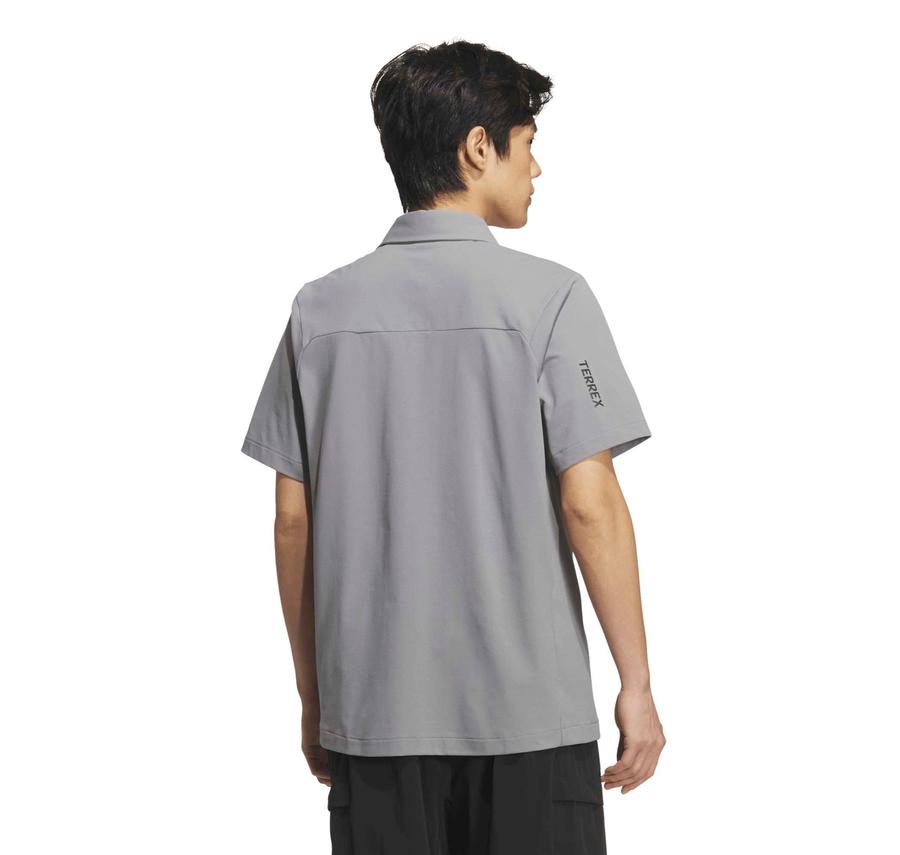 adidas Mt Ss Po Erkek T-Shirt Gri adidas Mt Ss Po Erkek T-Shirt Gri