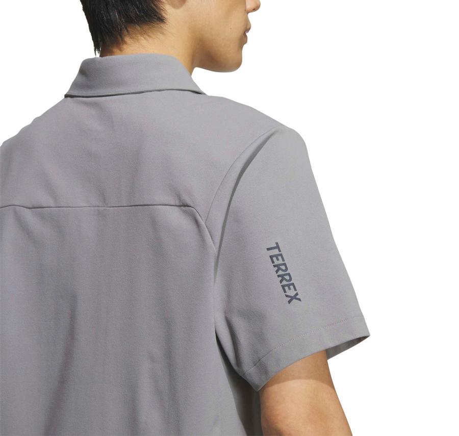 adidas Mt Ss Po Erkek T-Shirt Gri adidas Mt Ss Po Erkek T-Shirt Gri