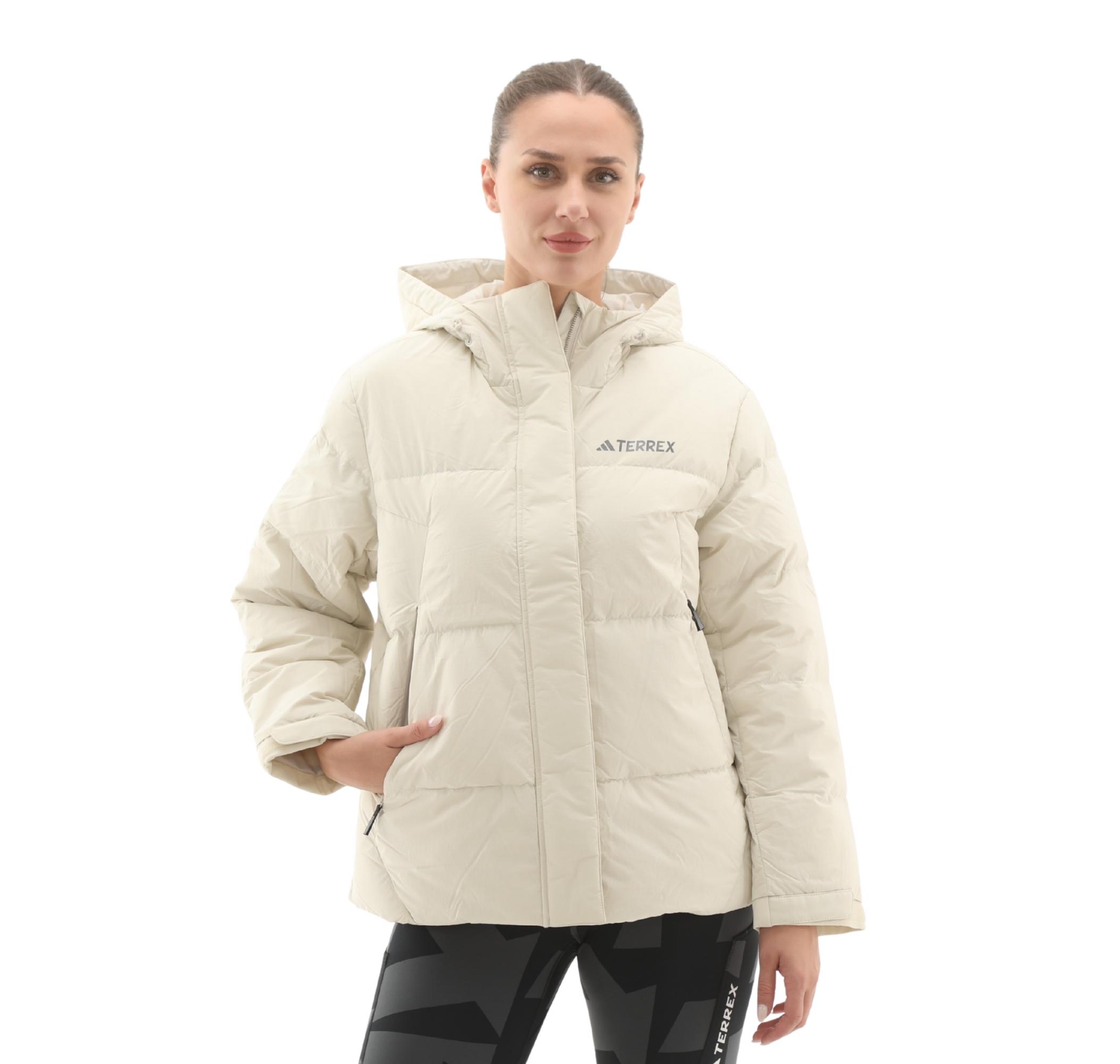 Женская куртка adidas Mt W Cw Goose J Krem