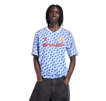 adidas Manchester United A Jsy 90 Erkek Forma Turkuaz