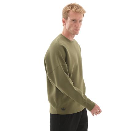 adidas Nc Ls Os Crew Erkek Sweatshirt Haki