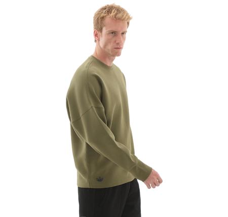 adidas Nc Ls Os Crew Erkek Sweatshirt Haki